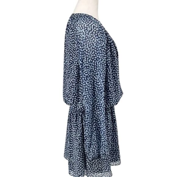 💙 RAMY BROOK Navy Blue Printed Landa Dress - Size Large - NWT $445 Retail! 💙 - Picture 6 of 14